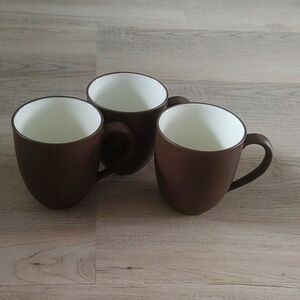 Noritake COLORWAVE CHOCOLATE Mug set of 3